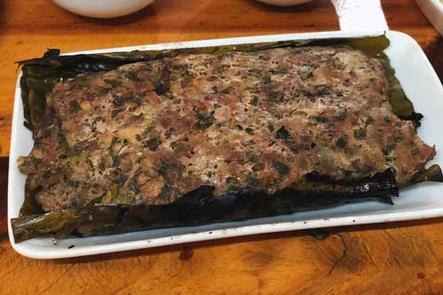 Thơm lừng thịt băm gói lá nướng - Món ăn tinh túy của người Thái ở Tây Bắc