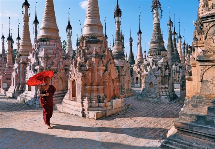‘Mê cung’ 2500 tòa tháp ở ngôi chùa cổ hơn 2000 năm tuổi độc đáo của Myanmar - 10