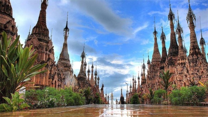 ‘Mê cung’ 2500 tòa tháp ở ngôi chùa cổ hơn 2000 năm tuổi độc đáo của Myanmar - 9