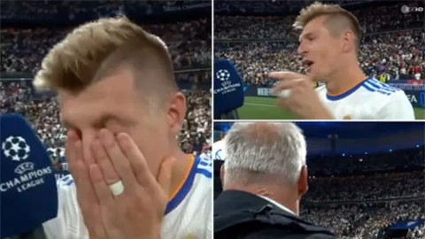 Vì sao Kroos nổi giận ngay sau khi Real vô địch Champions League?