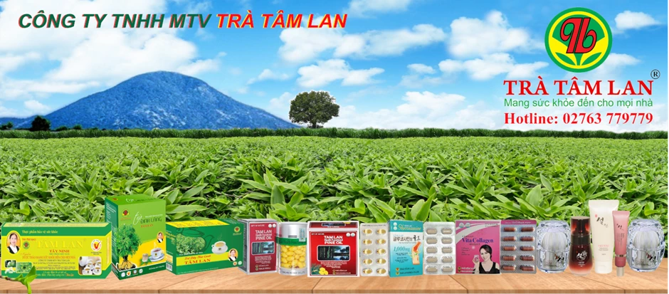 Các sản phẩm của Công ty TNHH MTV Trà Tâm Lan