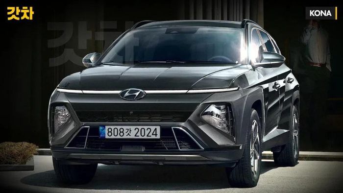 Rò rỉ thiết kế của Hyundai Kona 2023