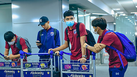 U23 Thái Lan gặp sự cố, hủy buổi tập trước trận gặp U23 Việt Nam