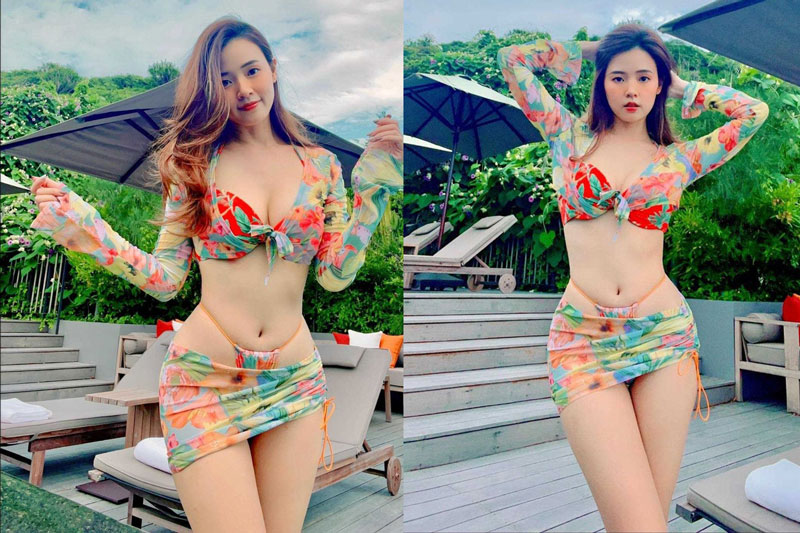 Midu một lần 'chơi lớn' với loạt ảnh bikini 'căng đét'