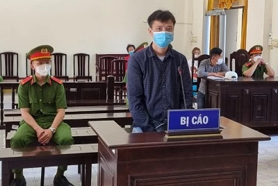 Hà Thanh Giang tại phiên tòa.