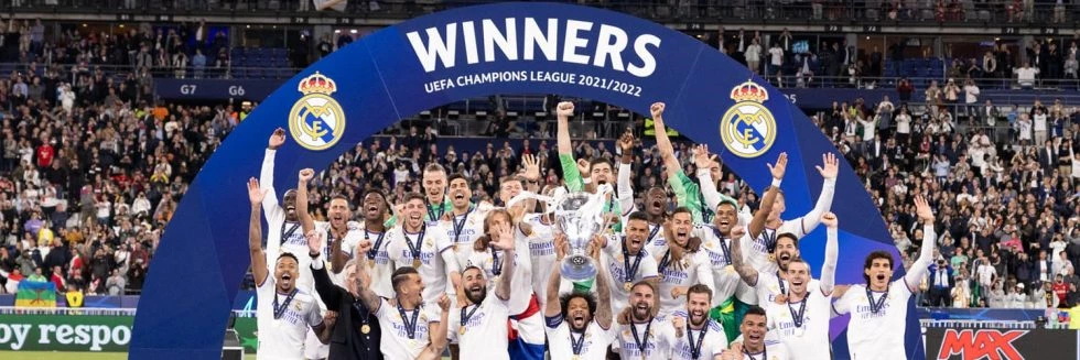 Real Madrid lên ngôi vô địch Champions League lần thứ 14.