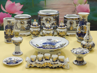 Gốm Bát Tràng cạnh tranh với thị trường hàng Trung Quốc với nhiều lợi thế