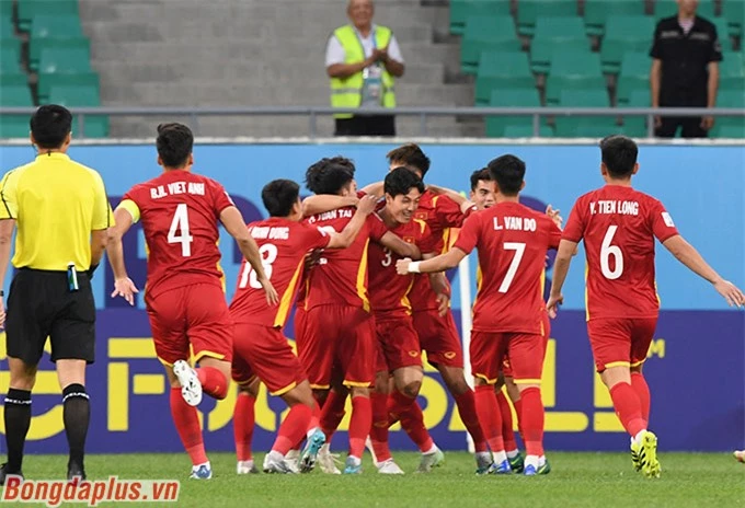 U23 Việt Nam đang là lá cờ đầu của Đông Nam Á tại U23 châu Á - Ảnh: AFC 