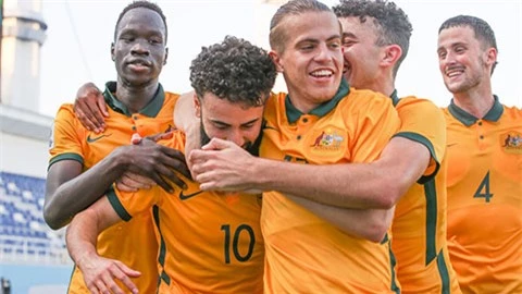U23 Australia thắng may mắn, chờ Việt Nam hoặc Saudi Arabia ở bán kết