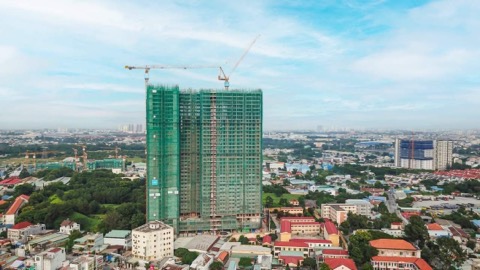 Cất nóc dự án Opal Skyline
