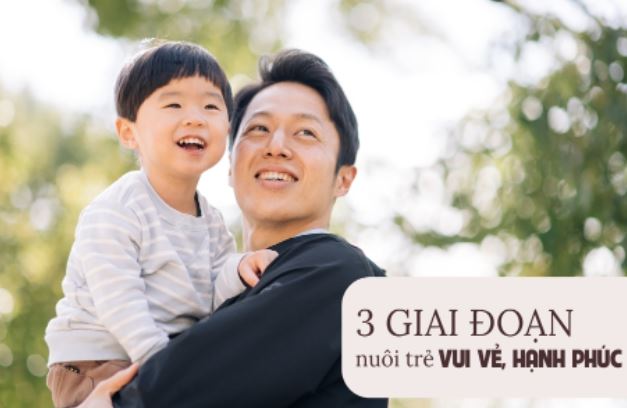 Làm thế nào để nuôi dạy một đứa trẻ vui vẻ, hạnh phúc? Đây là 3 giai đoạn mà cha mẹ nào cũng cần biết