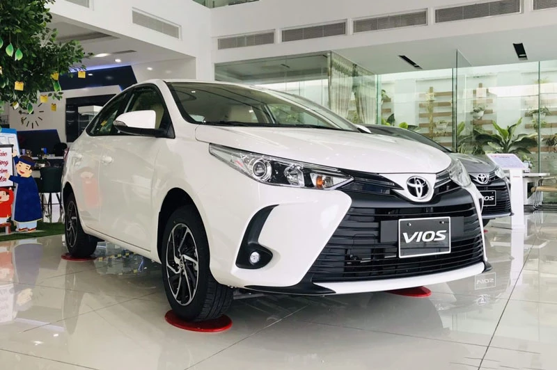 1. Toyota Vios (doanh số 3.887 chiếc). Ảnh: Toyota Thanh Hoá.