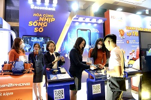 Trải nghiệm công nghệ thanh toán mới tại triển lãm ‘Ngày không tiền mặt 2022’