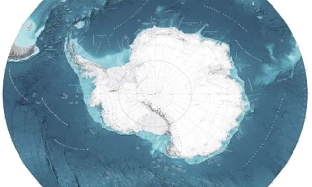IBSCO l&agrave; bản đồ ch&iacute;nh x&aacute;c nhất về Nam Đại Dương. Ảnh:&nbsp;BAS.