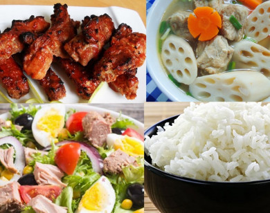 Thực đơn cuối tuần: Toàn món hấp dẫn