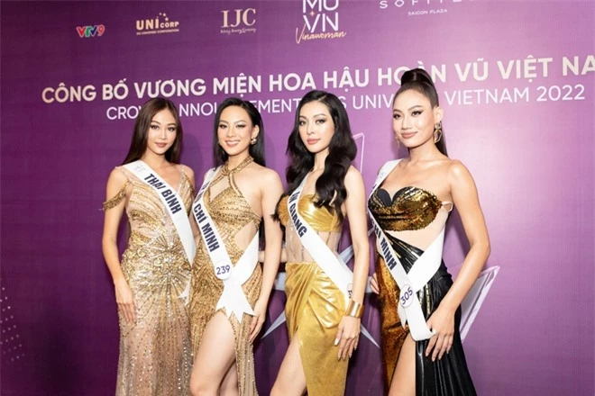 Sự kiện Hoa hậu Hoàn vũ Việt Nam 2022: Khánh Vân nổi bần bật, Top 41 thí sinh đọ sắc trên thảm đỏ, vương miện được công bố - Ảnh 13.