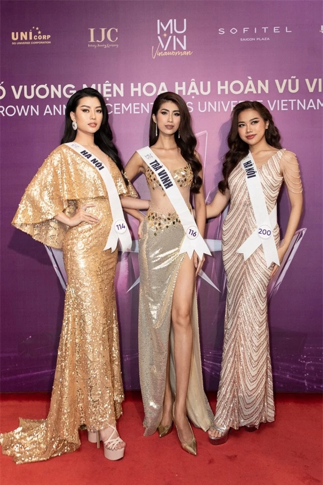 Sự kiện Hoa hậu Hoàn vũ Việt Nam 2022: Khánh Vân nổi bần bật, Top 41 thí sinh đọ sắc trên thảm đỏ, vương miện được công bố - Ảnh 14.