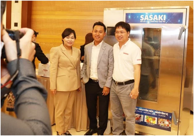 Máy sấy lạnh mang thương hiệu SASAKI.