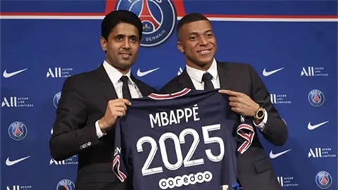 Chủ tịch PSG: 'Mbappe ở lại không phải vì tiền'