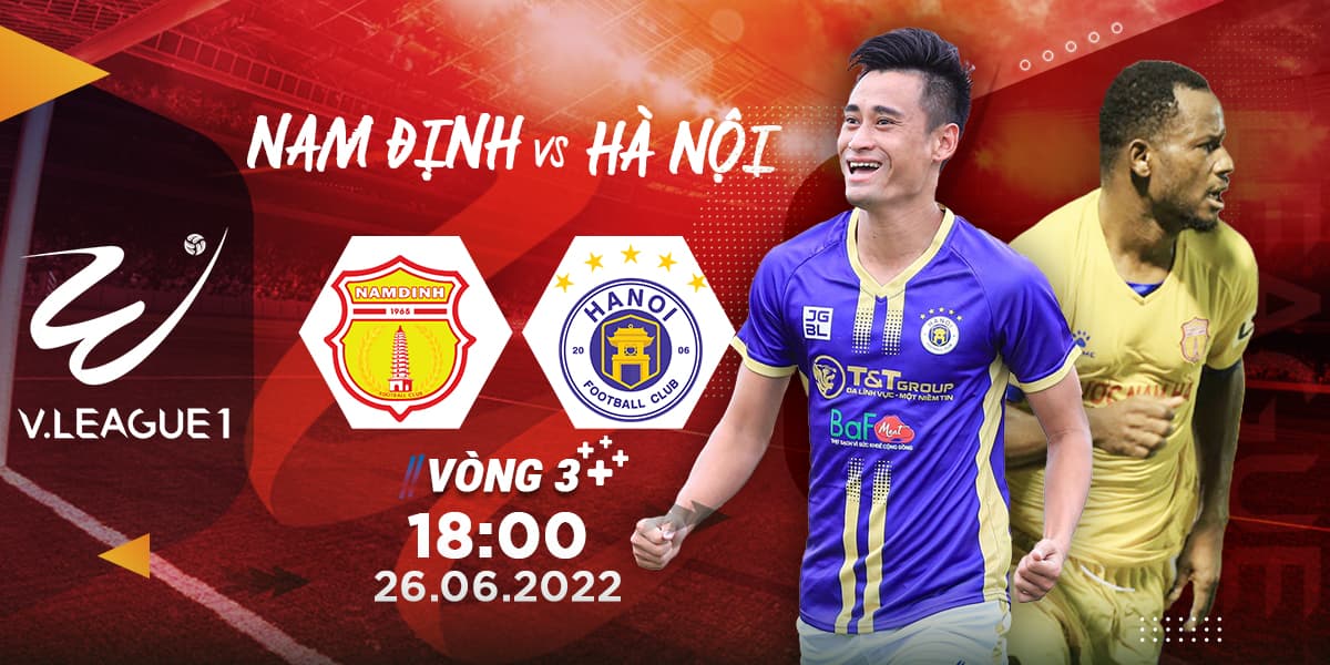 Lịch thi đấu và kênh trực tiếp V.League 1 và V.League 2 từ ngày 25-26/6