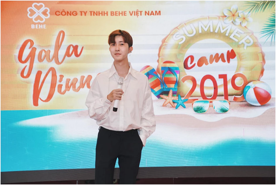 Nguyễn Ngọc Duy trong buổi Gala hè 2019 của BEHE
