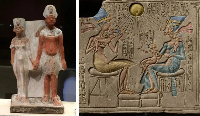Những cổ vật cho thấy bà luôn sánh vai bên cạnh vua Akhenaten.