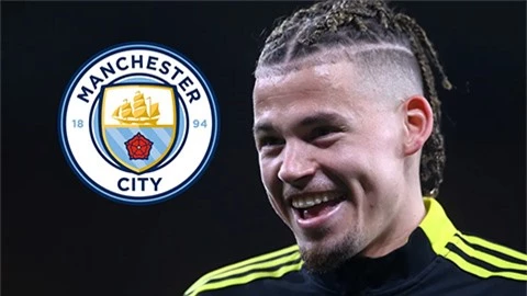 Man City đạt thỏa thuận chiêu mộ Kalvin Phillips