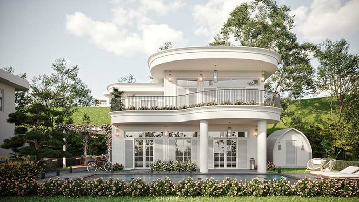 Cận cảnh căn nhà đậm chất châu Âu vừa hiện đại vừa sang chảnh của diễn viên Mạnh Trường