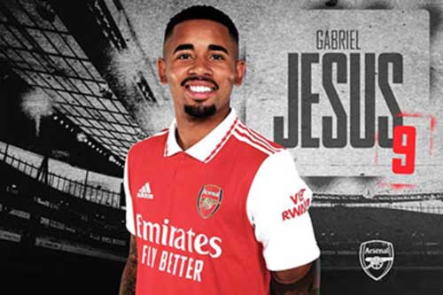 CHÍNH THỨC: Gabriel Jesus ra mắt Arsenal, khoác áo số 9