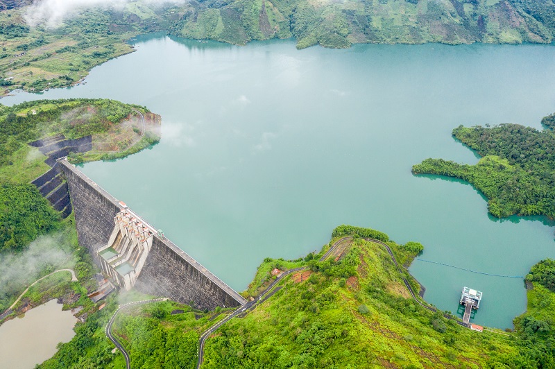 Hồ thủy điện Đồng Nai 3 tích nước đầy hồ vào cuối năm 2021 góp phần giúp Công ty Thuỷ điện Đồng Nai sản xuất vượt mức sản lượng điện 6 tháng đầu năm 2022.