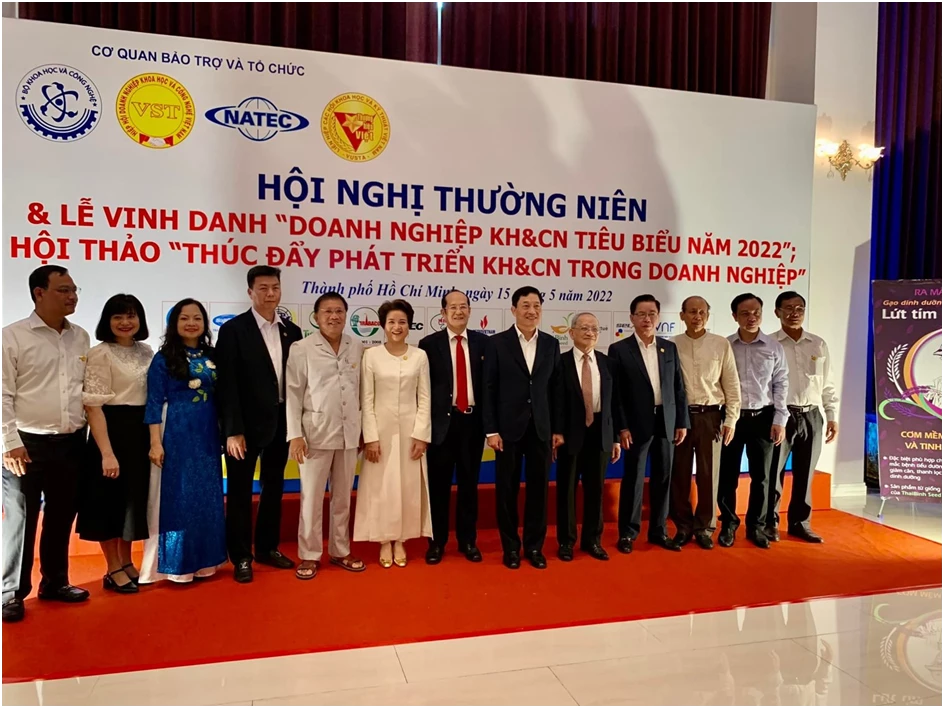 Hội thảo “Thúc đẩy khoa học công nghệ cho doanh nghiệp” do Hiệp hội Doanh nghiệp Khoa học và Công nghệ Việt Nam tổ chức.