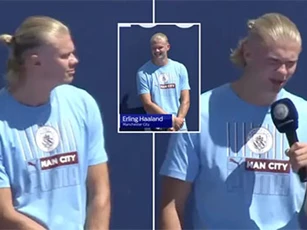 Erling Haaland nôn nóng đối đầu với MU