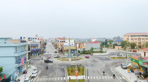 Một góc huyện Hoằng Hóa.