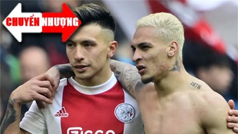 Tin chuyển nhượng 12/7: Ajax hét giá Antony và Martinez 118 triệu bảng