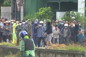 Nghệ An: Ngăn cản thi công dự án WHA, 10 người gây rối bị bắt