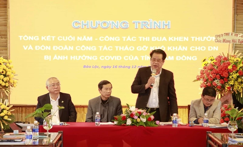 Ông Dương Quốc Anh – Giám đốc Trung tâm Xúc tiến đầu tư Thương mại và Du lịch tỉnh Lâm Đồng – Tổ phó thường trực Tổ công tác