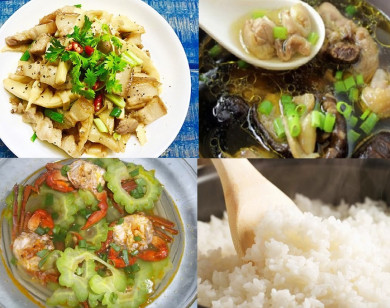 Thực đơn cơm chiều: Mẹ khéo tay chế biến toàn món lạ