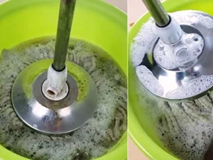 4 cách làm sạch cây lau nhà đơn giản, không còn bẩn đen, nấm mốc và mùi hôi