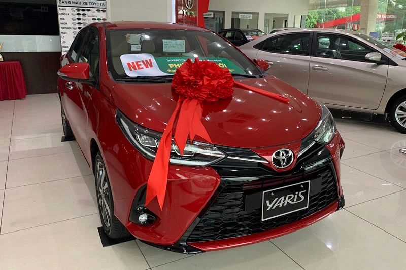 8. Toyota Yaris (doanh số: 401 chiếc). Ảnh: Toyota Hải Dương.