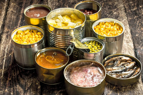 Lưu ý khi bảo quản thực phẩm đóng hộp