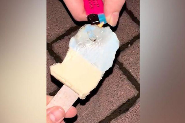 Kem không tan chảy ngay cả khi hơ dưới lửa gây lo ngại ở Trung Quốc