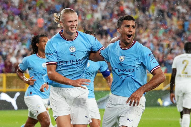 Clip: Haaland lập công, Man City thắng tối thiểu trước Bayern