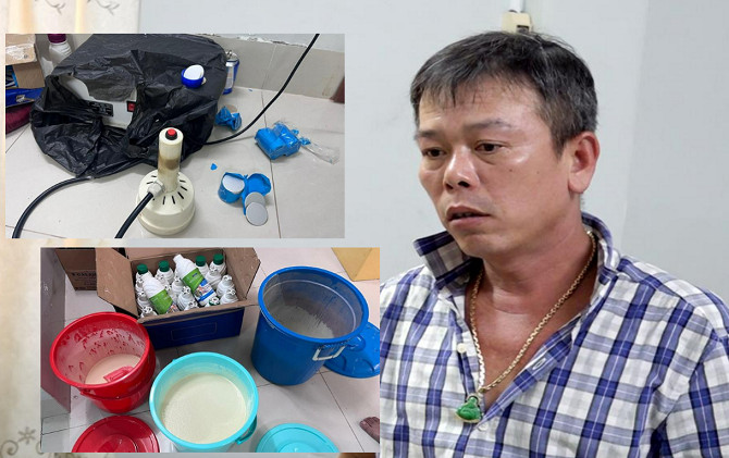 An Giang: “Hốt gọn” điểm sản xuất thuốc bảo vệ thực vật giả từ nguồn tin của người dân