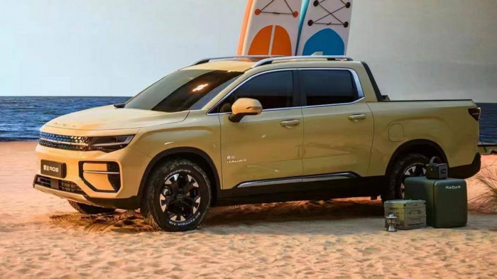 Xe bán tải điện đầu tiên của Trung Quốc di chuyển 600km/lần sạc