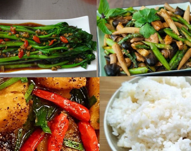 Thực đơn cơm chiều: 3 món dễ chế biến