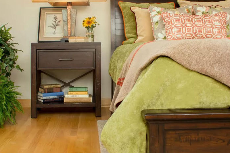 Trang trí tủ đầu giường độc đáo ấn tượng