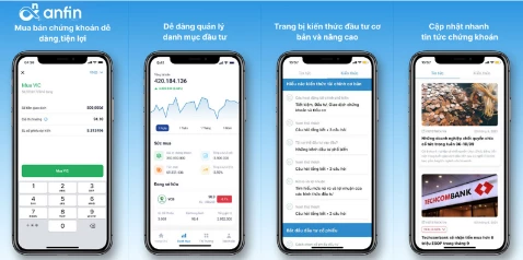 Ứng dụng đầu tư chứng khoán Anfin.