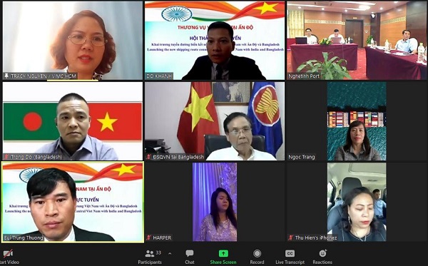 Khai trương tuyến tàu biển nối miền Trung Việt Nam với Ấn Độ - Bangladesh
