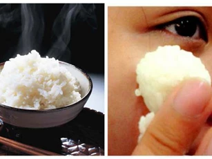 Trị mụn đầu đen bằng cơm nóng bạn đã biết?