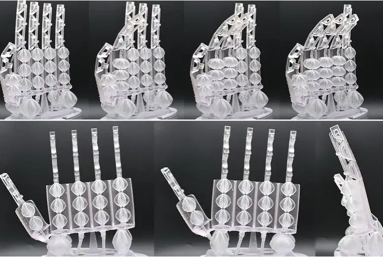 GRACE actuator membranes are 3D printed from a resin that enables them to stretch and contract like a human muscle  Italian Institute of Technology.